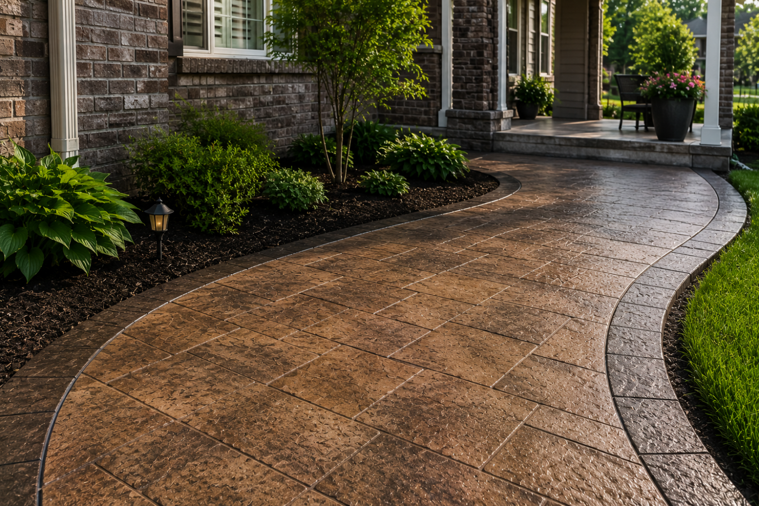 stamped and colored concrete near me Jonesboro ar